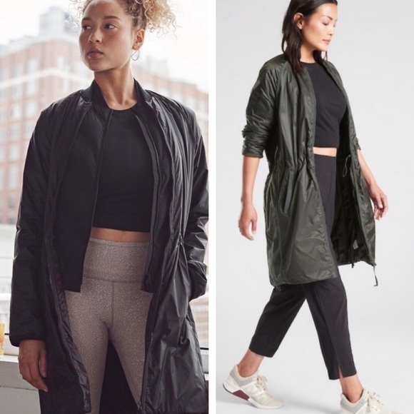 ATHLETA Summit PrimaLoft Shell Parka Black NWT - Picture 1 of 8